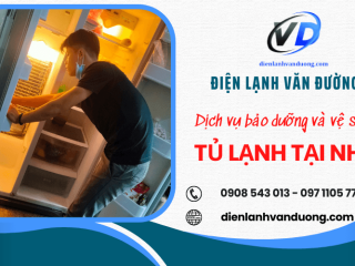 Dịch vụ bảo dưỡng và vệ sinh tủ lạnh tại nhà tại TP.HCM uy tín - giá tốt