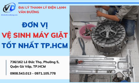 TOP 5 đơn vị vệ sinh máy giặt tốt nhất tại TP.HCM