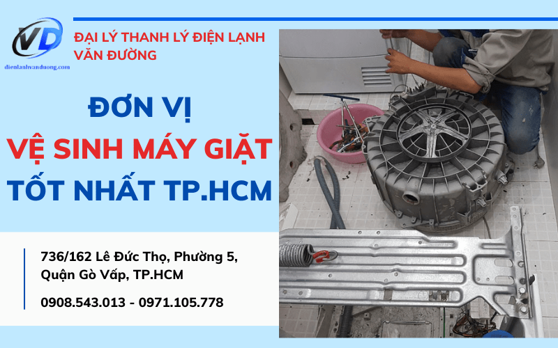 vệ sinh máy giặt