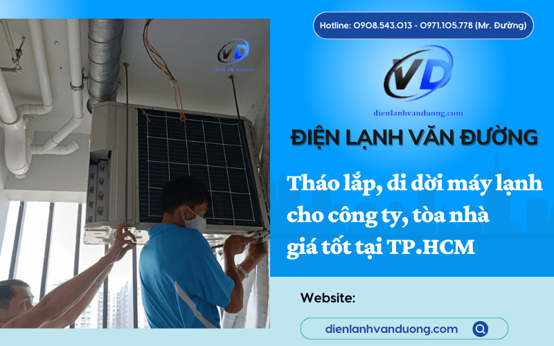 tháo lắp di dời máy lạnh