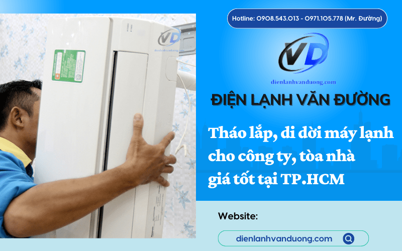 tháo lắp di dời máy lạnh