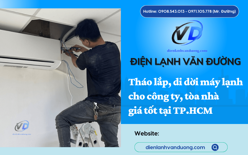 tháo lắp di dời máy lạnh