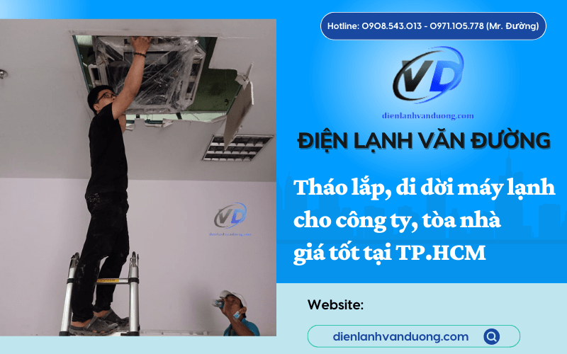 tháo lắp di dời máy lạnh