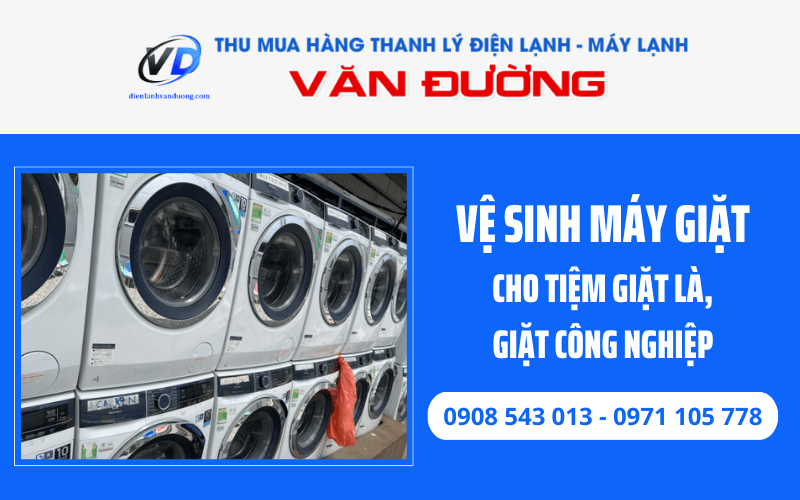 vệ sinh máy giặt