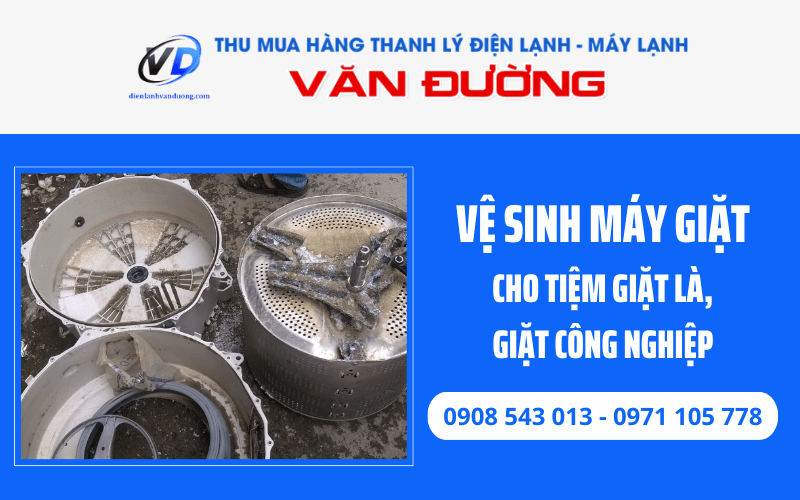 vệ sinh máy giặt